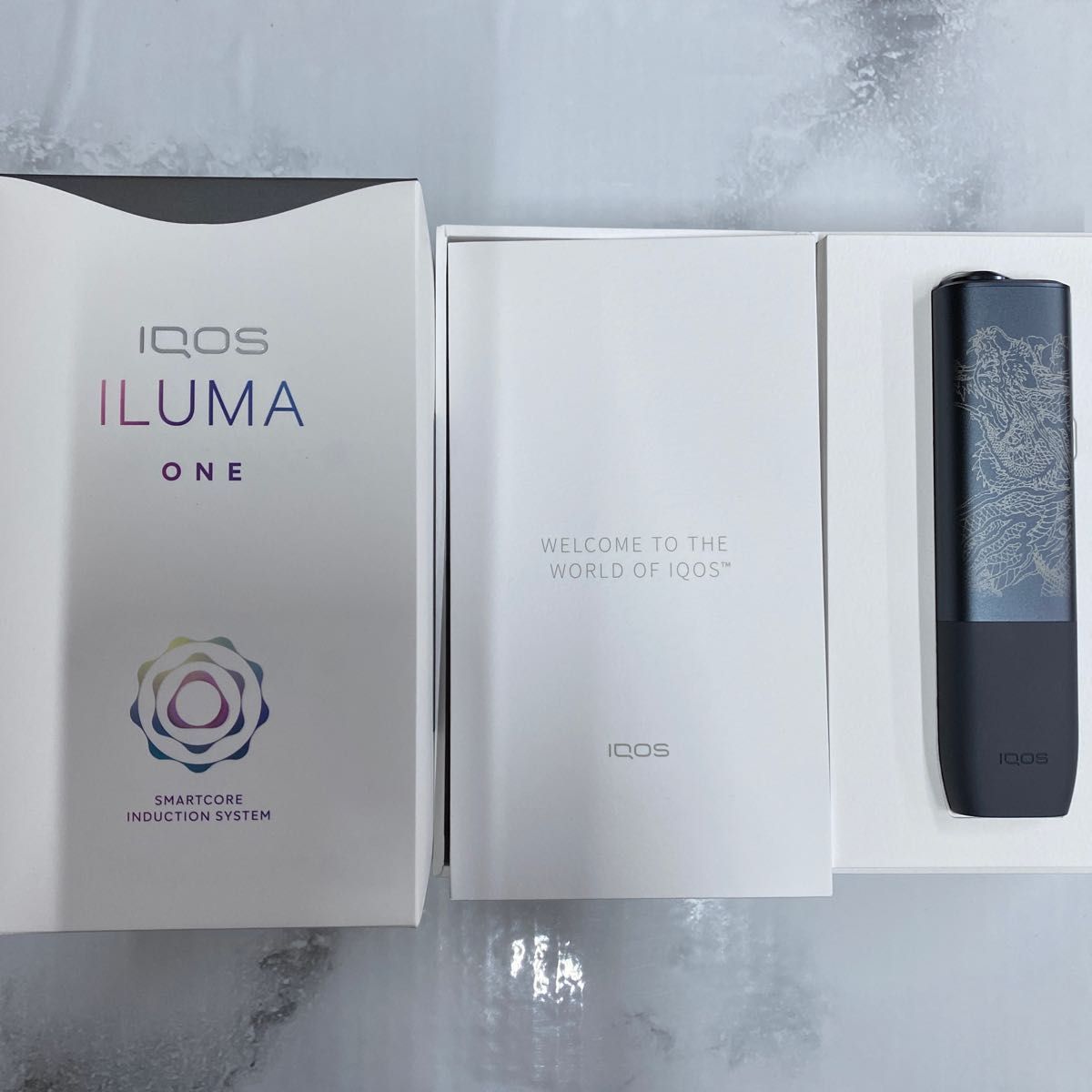 iQOS ILUMA ONE イルマワン 昇り龍 レーザー加工 ドラゴン 和柄 和彫り