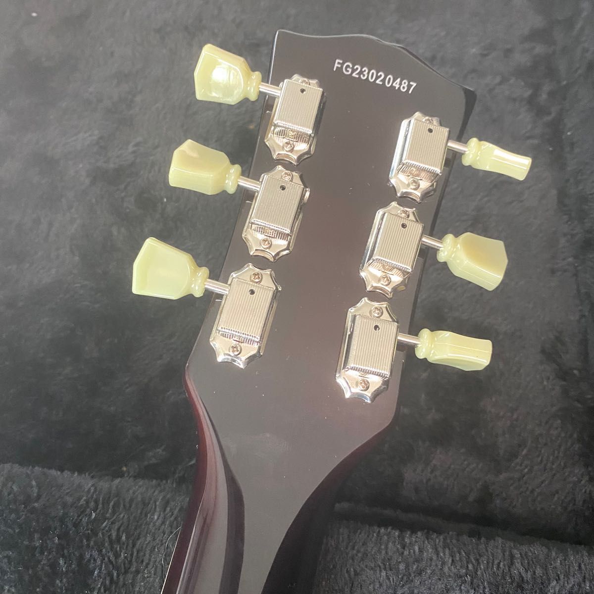 即日発送可【メンテナンス済み美品】Burny バーニー レスポール Vintage Gold Top エレキギター