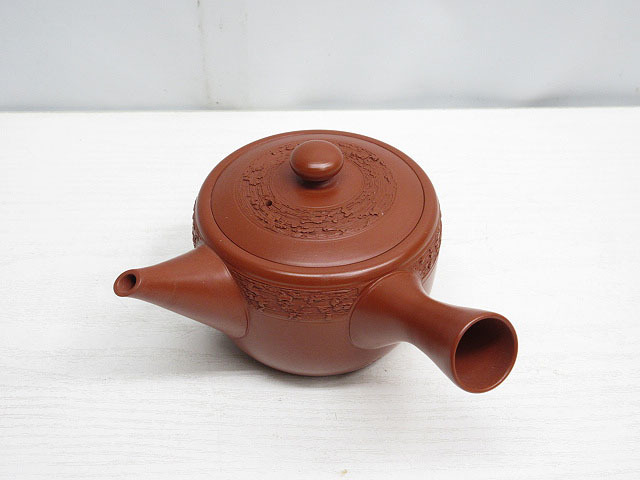 *YC7853 Tokoname ... small teapot . mud tea utensils Japanese-style tableware Japanese style tea utensils . tea utensils tea ceremony Showa Retro free shipping *