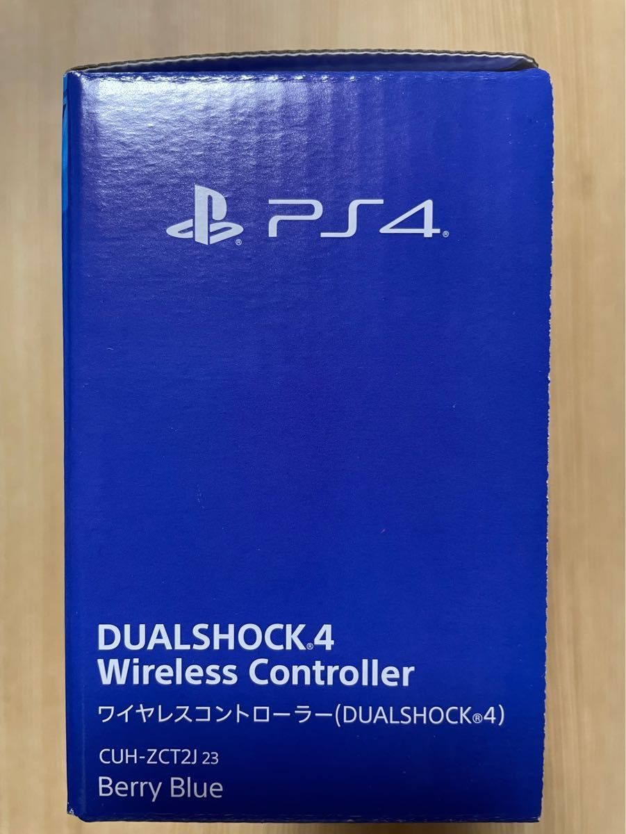 PS4 ワイヤレスコントローラー DUALSHOCK4 ゲオ限定ベリーブルー　新品　未使用　未開封
