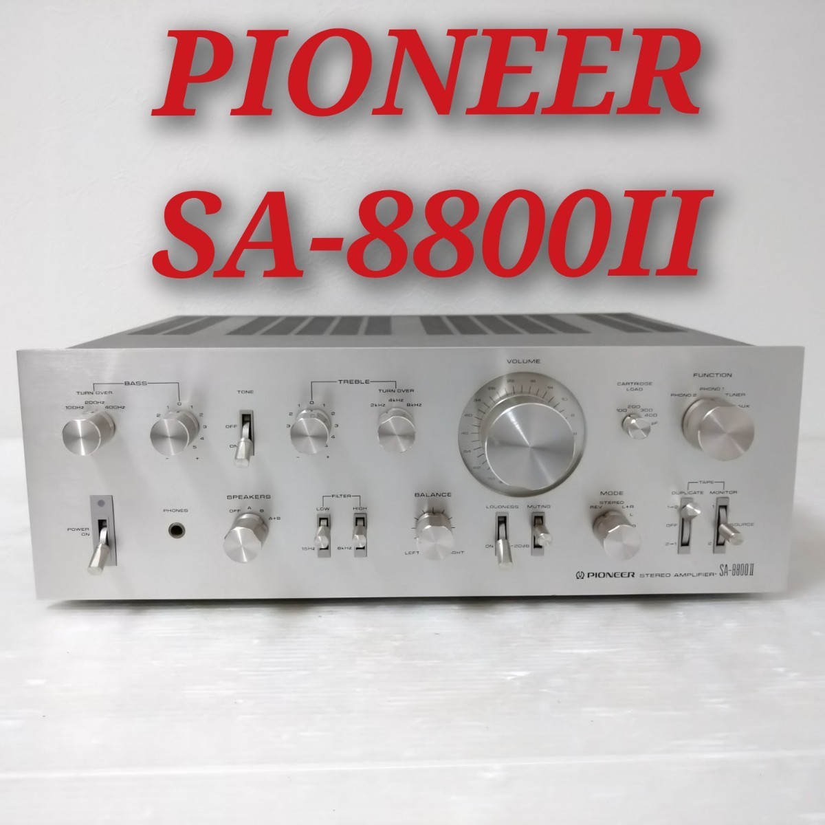PIONEER SA-8800II パイオニアプリメインアンプステレオアンプ現状品