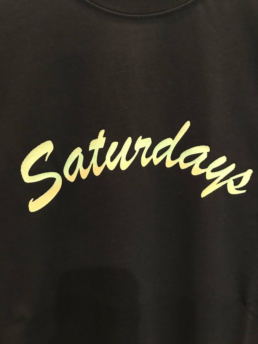 SATURDAYS saturdays nyc サタデーズ　Tシャツ M Mサイズ ブラック BLACK_画像2