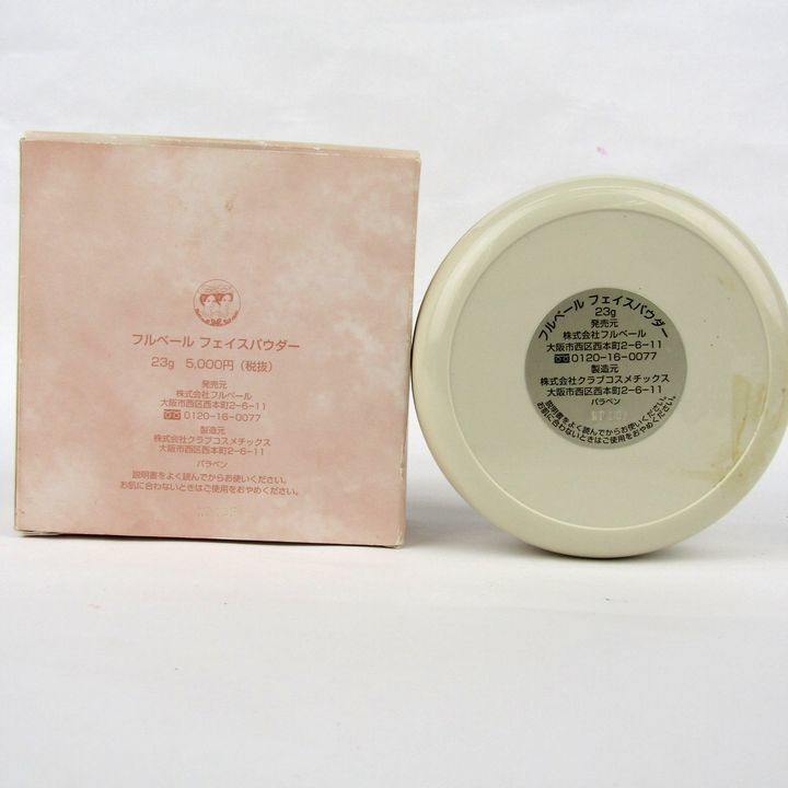  full veil face powder remainder half amount and more cosme cosmetics exterior defect have lady's 23g size FLOUVEIL