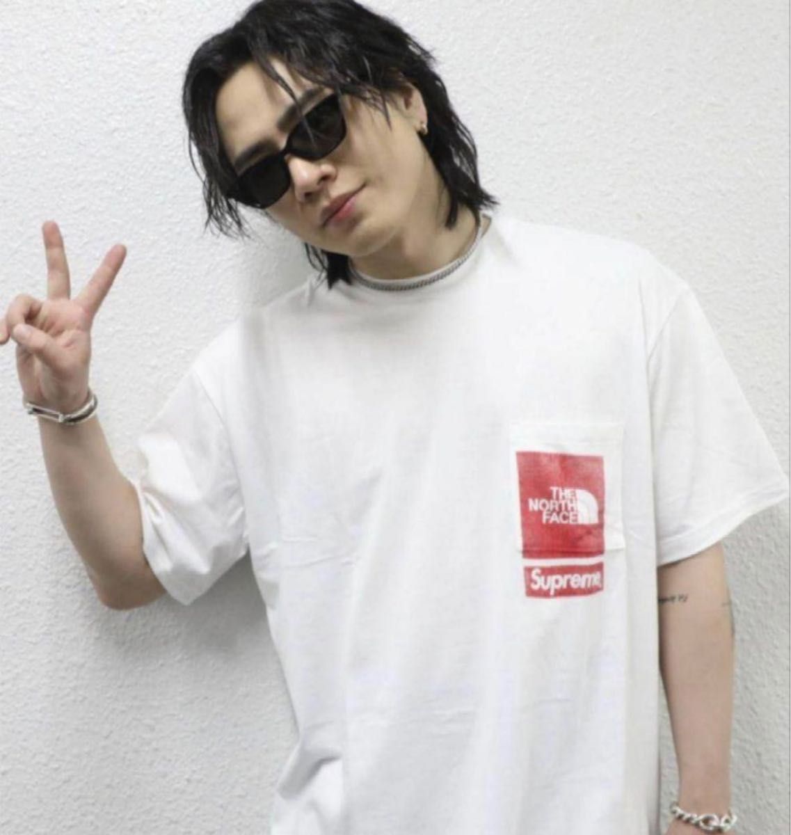 Supreme + The North Face Printed Pocket Tee / L｜PayPayフリマ