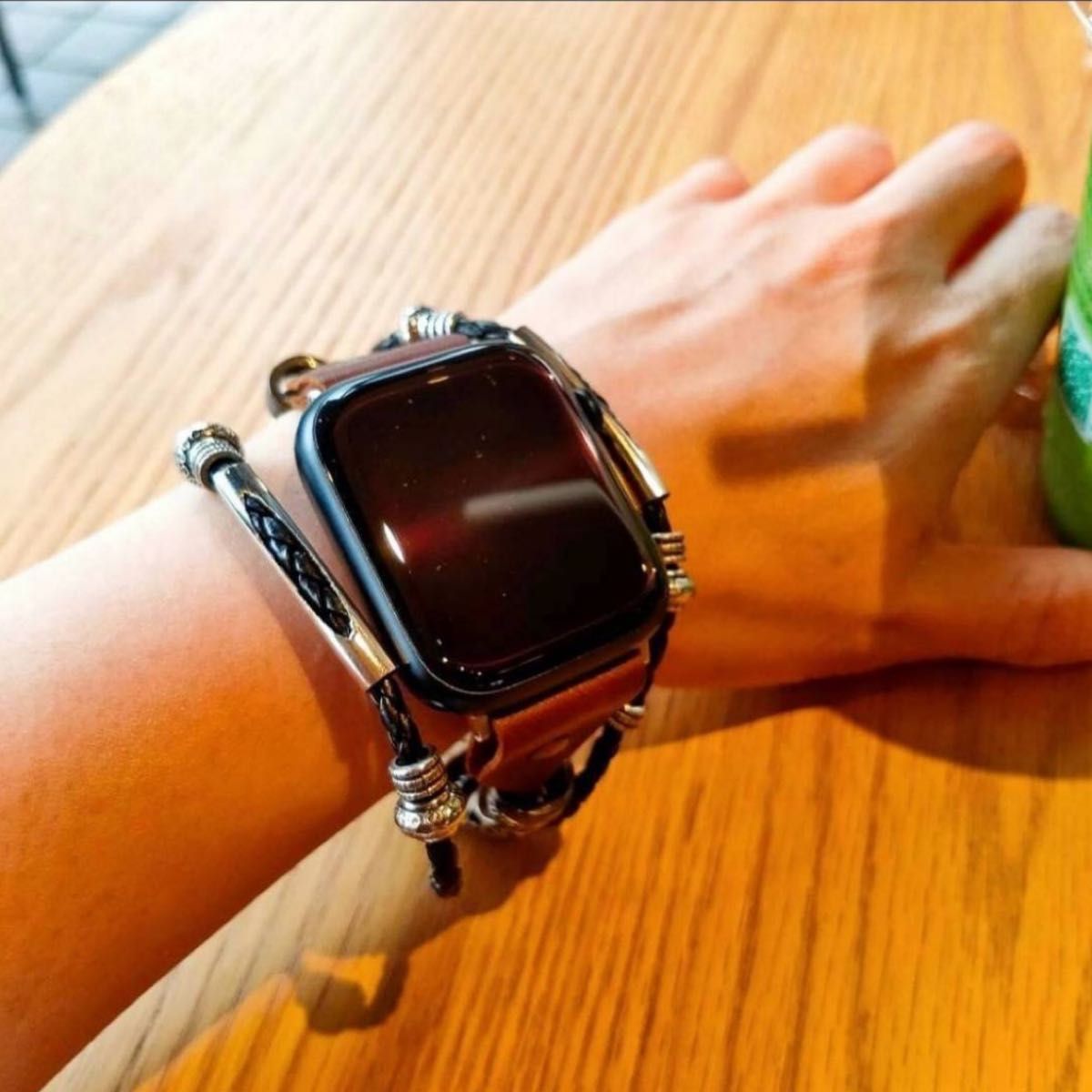 SALE！　Apple Watch ベルト　バンド　アクセサリー　交換ストラップ　時計　アップルウォッチ　レザー　革　カスタム