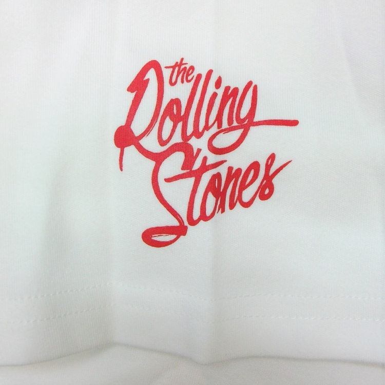 THE ROLLING STONES×JACK ROSE コラボ半袖Tシャツ 523565 オリエンタルフラワー ホワイト M ザ・ローリングストーンズ×ジャックローズ_画像5