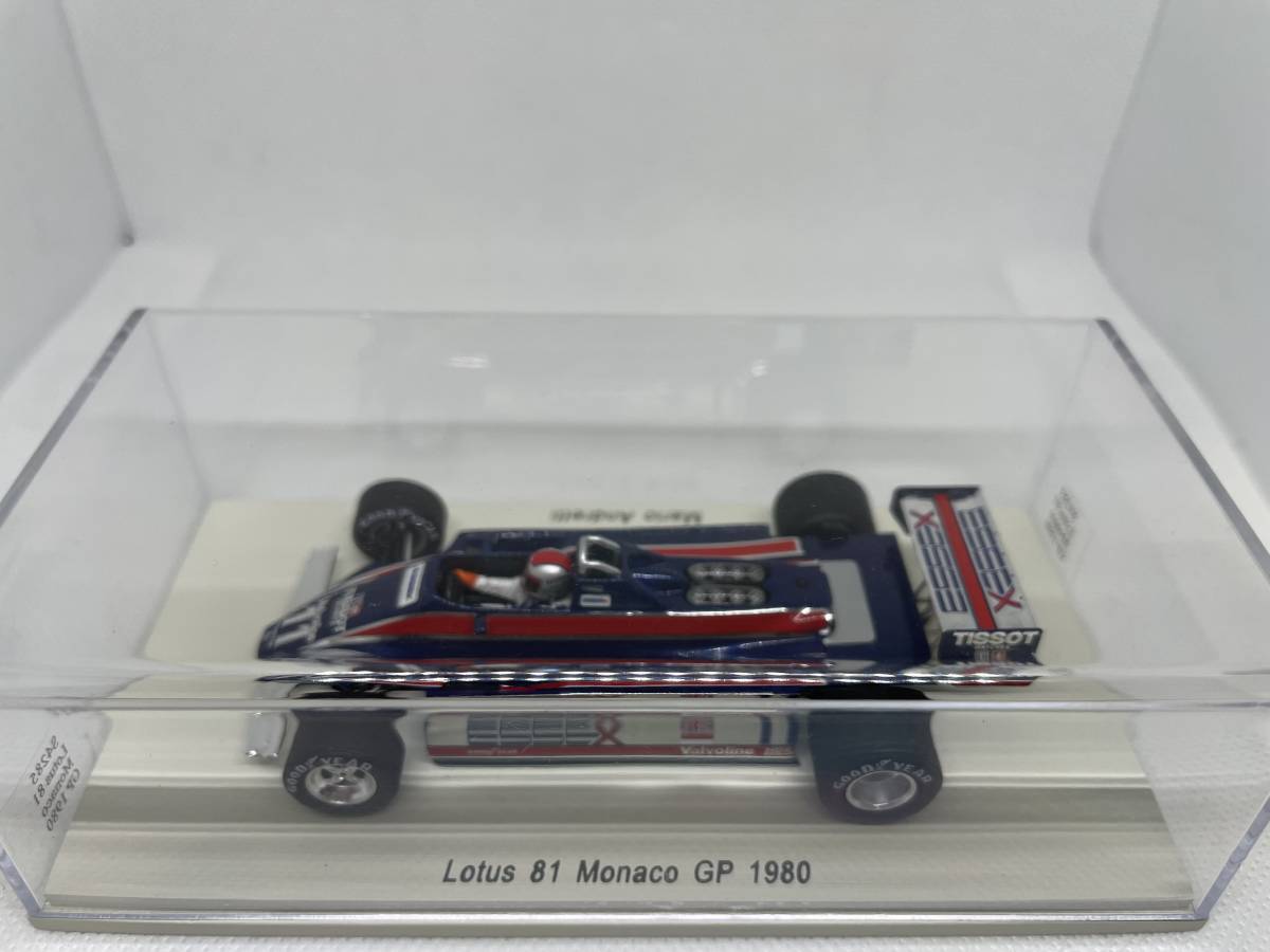 Spark 1/43 1980 モナコGP Lotus(ロータス) 81 M.Andretti(M.アンドレッティ)_画像5