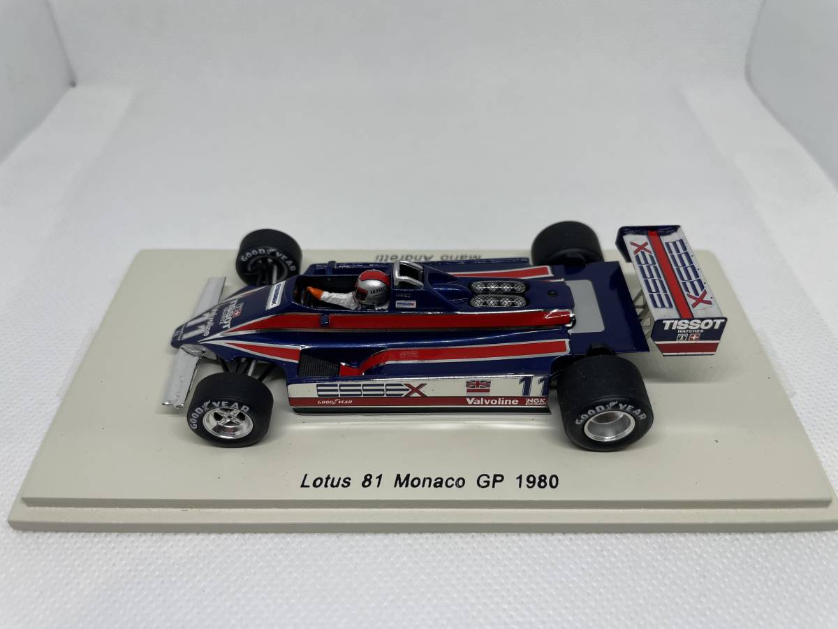 Spark 1/43 1980 モナコGP Lotus(ロータス) 81 M.Andretti(M.アンドレッティ)_画像2