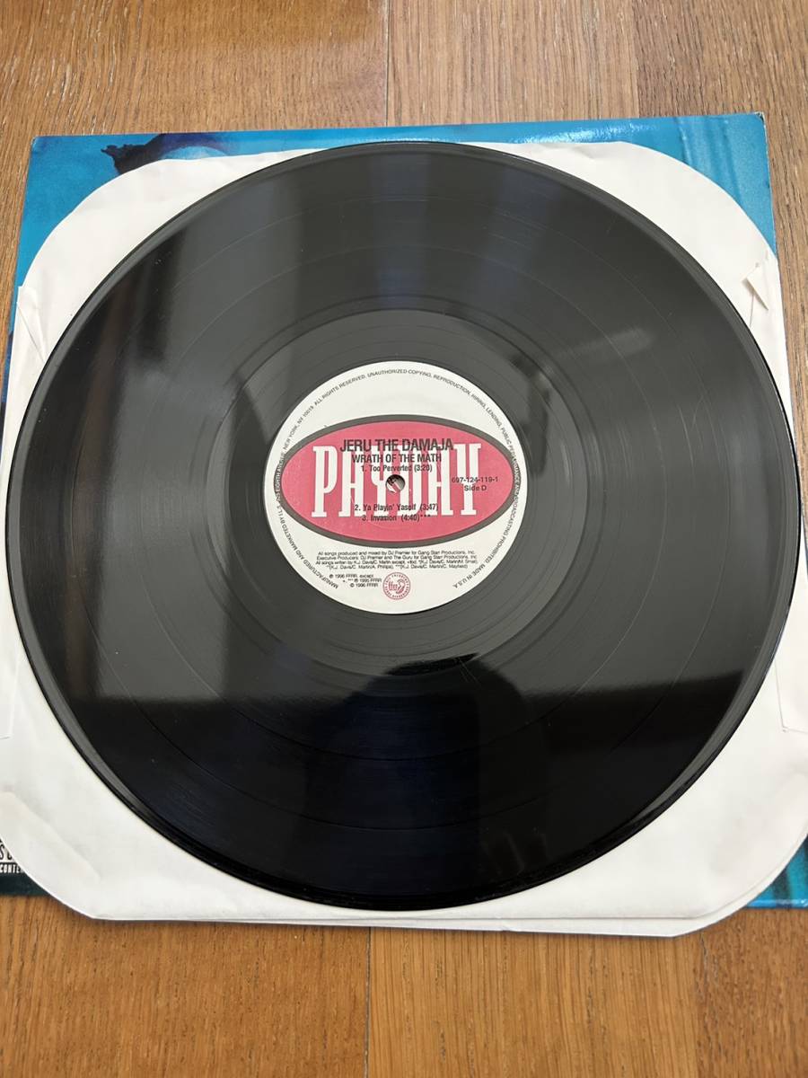 ２枚組 LP盤 JERU THE DAMAJA WRATH OF THE MATH レコード HIP HOP 少傷有り 1996年盤 カナダ盤 _画像6
