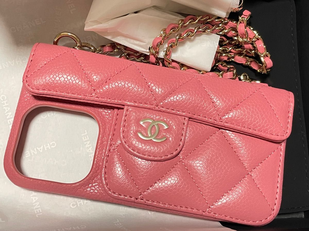 CHANEL シャネル iPhoneケース iPhone14pro iPhoneカバー ピンク