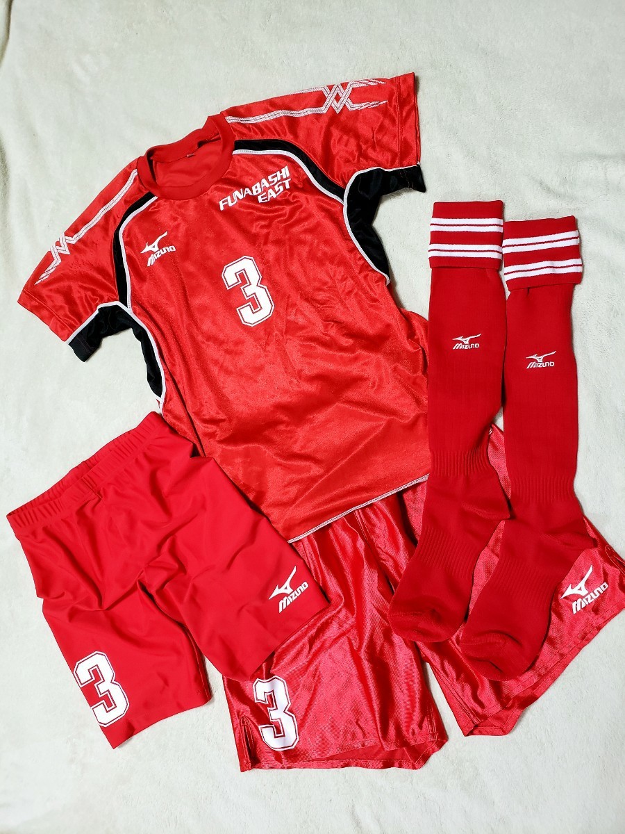 船橋東高校サッカー部 公式戦ユニフォーム L 支給品 実使用 船橋東高校サッカー部 公式戦ユニフォーム L 支給品 実使用