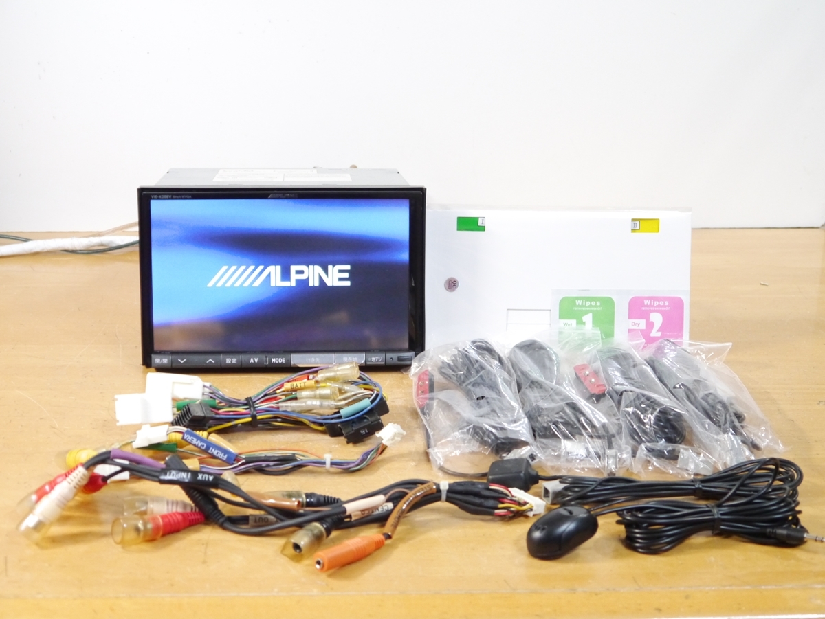 0803】 VIE-X088V 2014年地図 未使用アンテナ付 8インチ HDDナビ