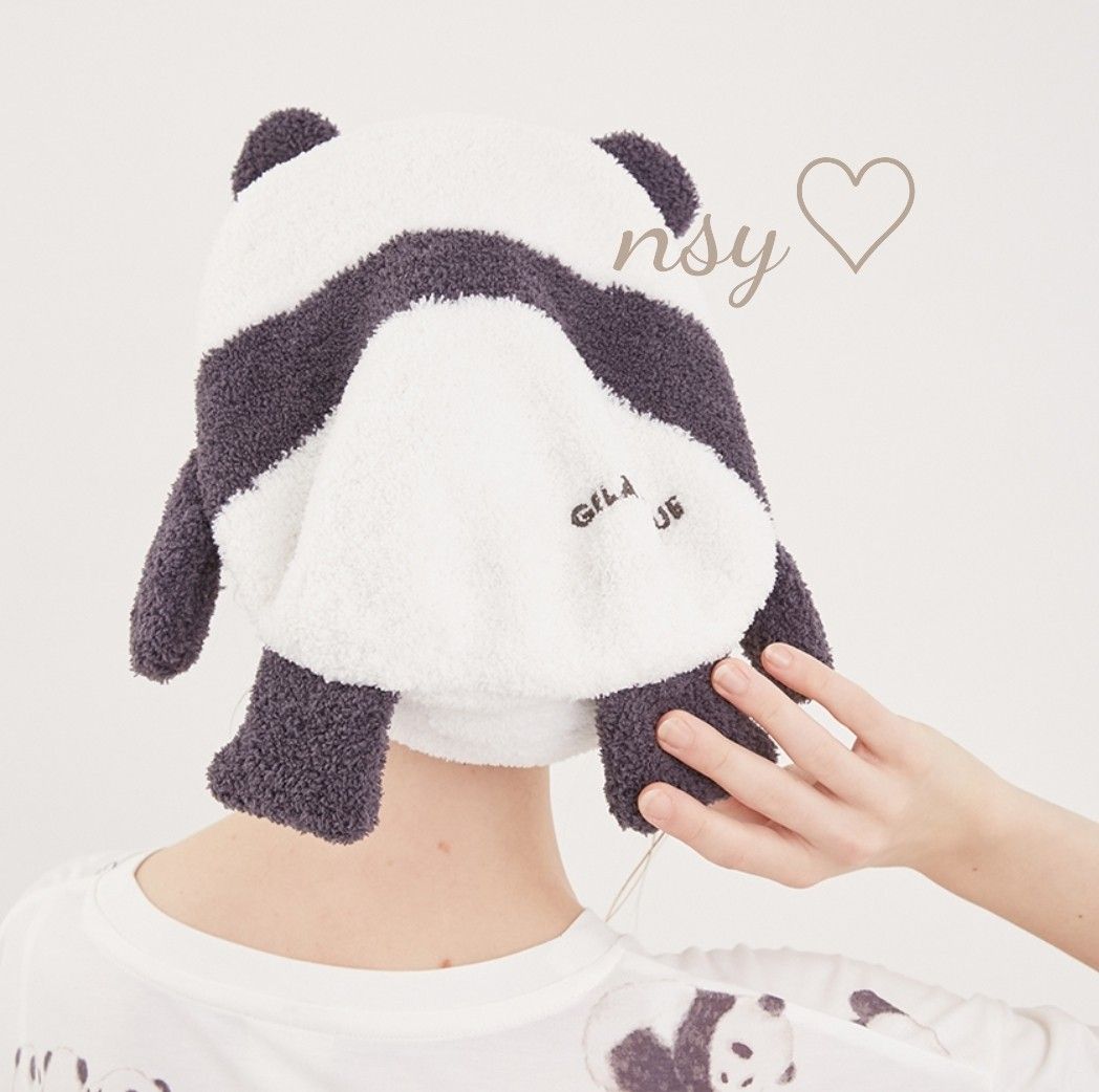 新品タグ付 ジェラートピケ SLEEP パンダヘアキャップ オフ 新品タグ付 ジェラートピケ SLEEP パンダヘアキャップ オフ