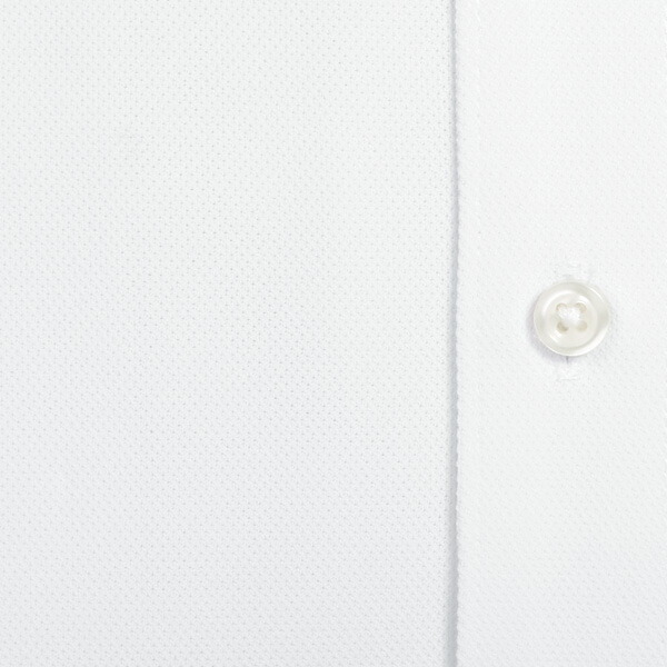 サイズS 長袖ワイシャツ スマート スリム ノーアイロン 形態安定 ストレッチ ニットシャツ ボタンダウン ホワイト 無地 nog-0k5_画像4