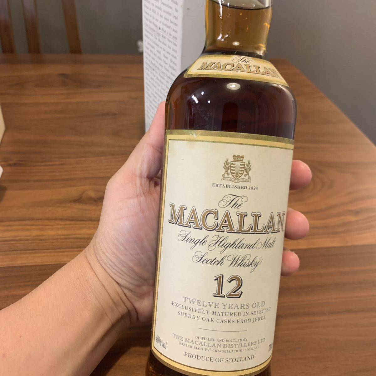 マッカラン12年 シェリー 旧ボトル 箱付き 未開封 スコットランド (2) 古酒 MACALLAN スコッチウイスキー WHISKY
