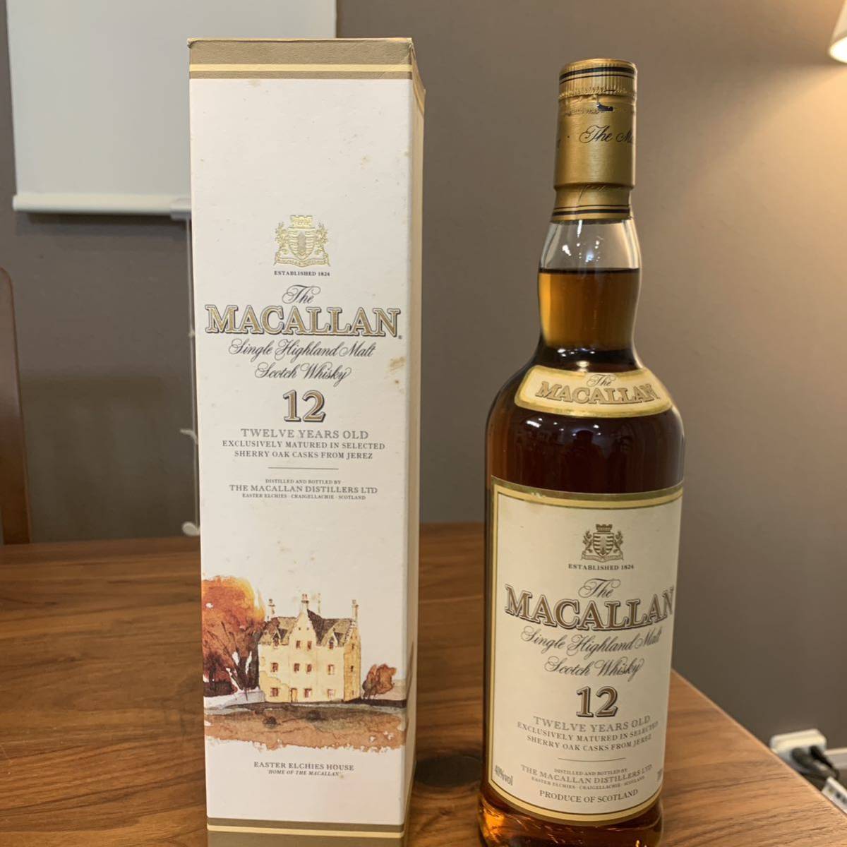 マッカラン12年 シェリー 旧ボトル 箱付き 未開封 スコットランド (2) 古酒 MACALLAN スコッチウイスキー WHISKY