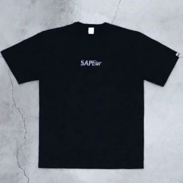 即決 2023 SAPEur HOUNDS TOOTH HEAD Tee XXLサイズ BLACK サプール ハウンド トース ヘッド Tシャツ 黒 ブラック sapeur DOTMANの画像2