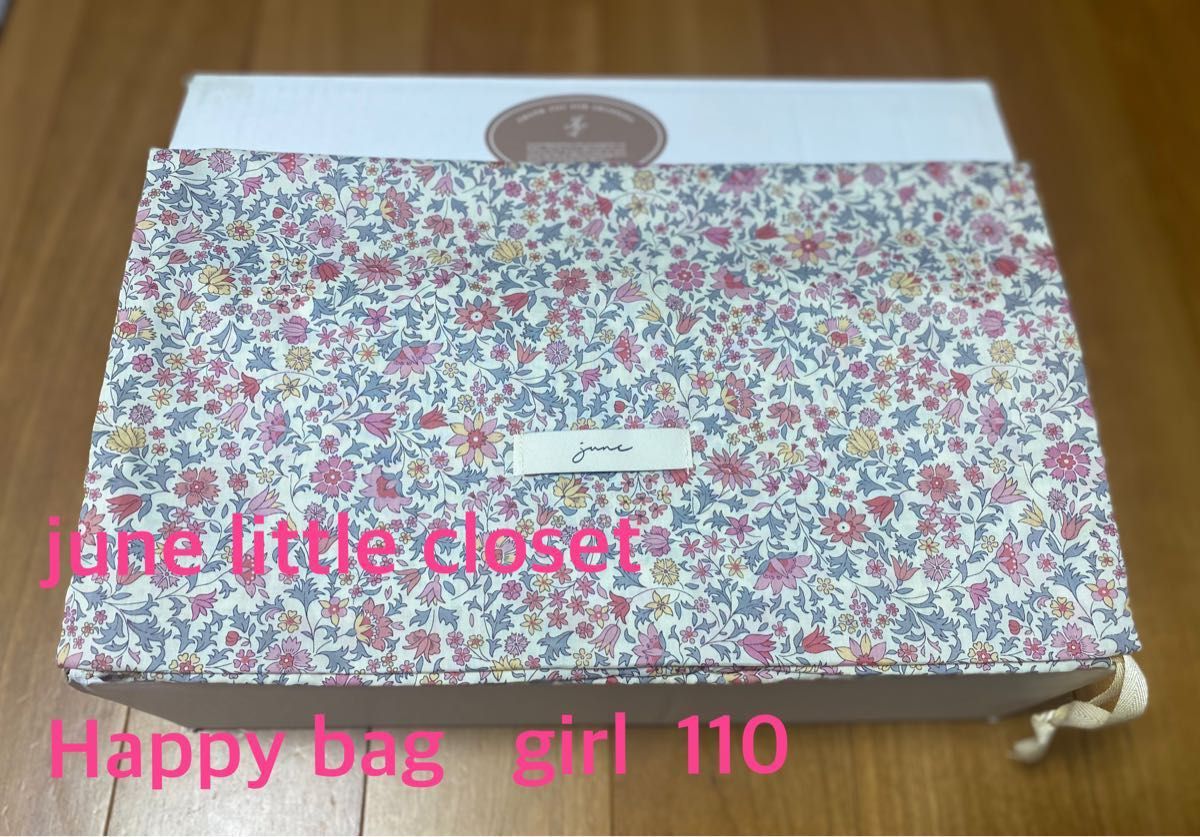 june little closet 春夏 Happy bag girl 110サイズ 6点入り ワンピース トップス小物入り Yahoo!フリマ（旧）のサムネイル