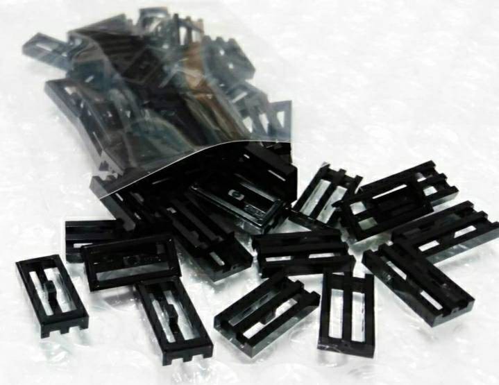 50個　1×2　グリル　タイル　黒　LEGO　レゴ　未組み立て　未使用　パーツ　部品_画像1