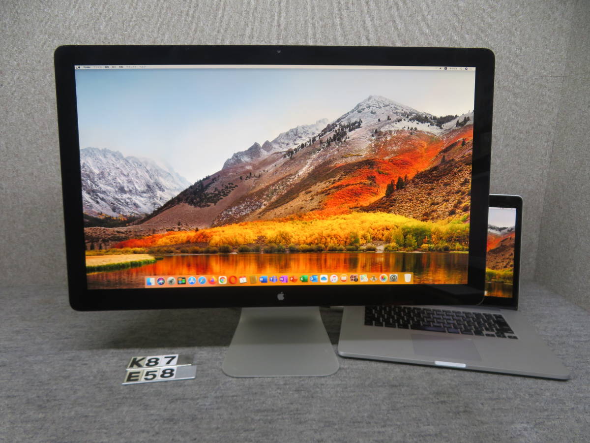 ☆日本の職人技☆ Display Thunderbolt Apple 美品 27inch Display