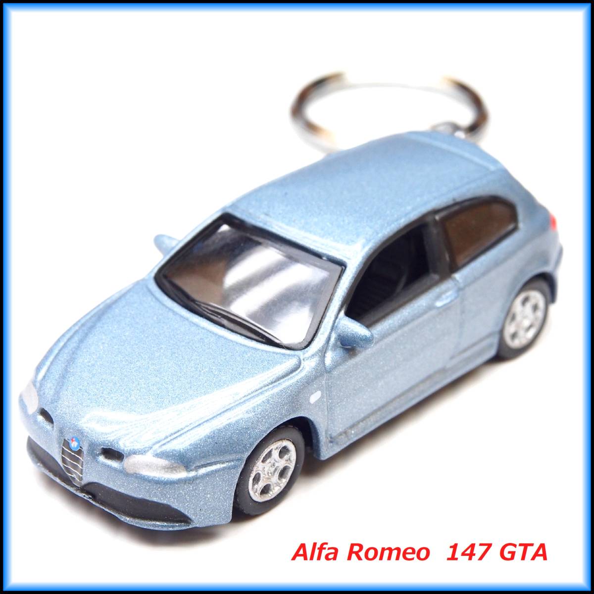 アルファロメオ 147 GTA ミニカー ストラップ キーホルダー マフラー ホイール カーボン スポイラー 車高調 バンパー シート ハンドル_画像3
