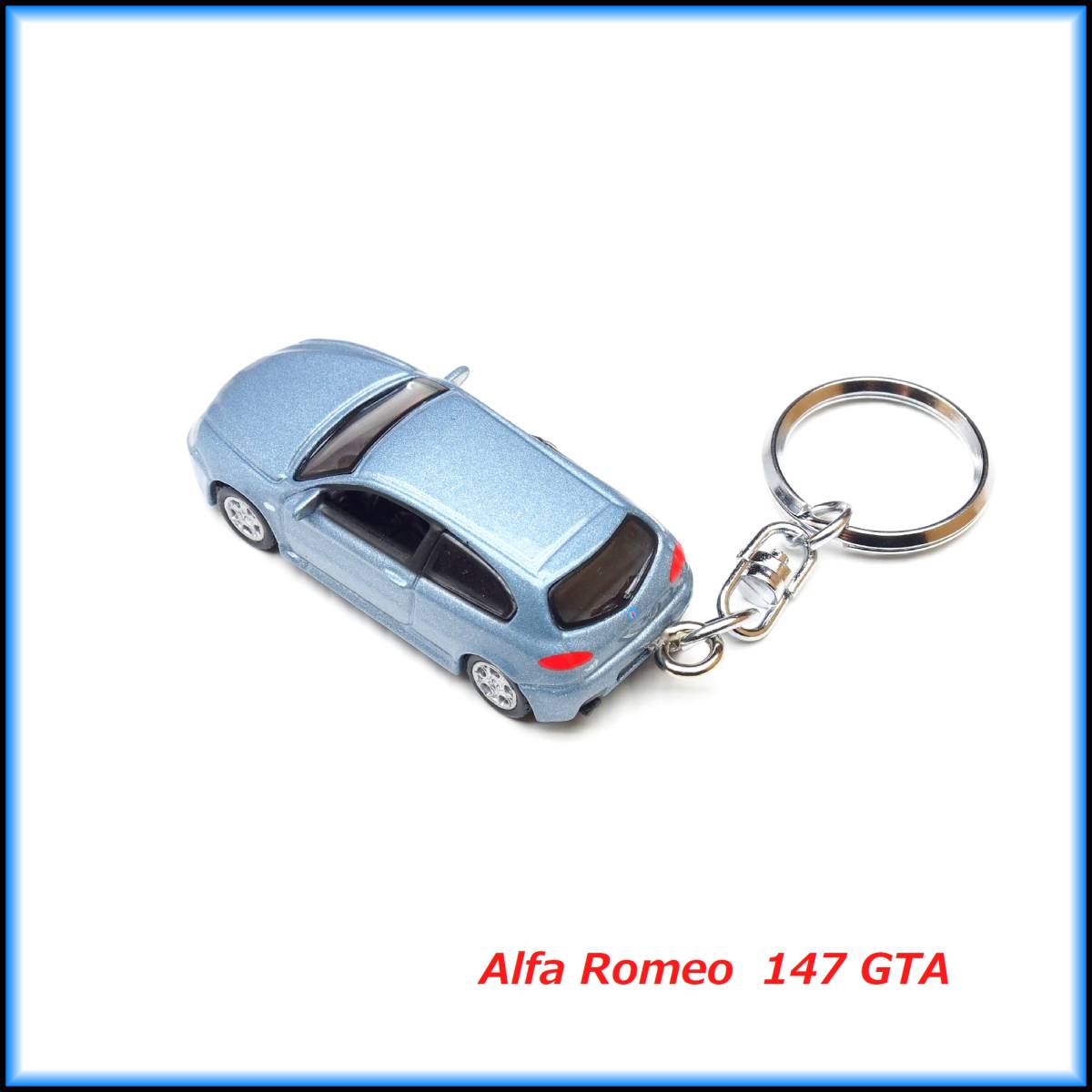 アルファロメオ 147 GTA ミニカー ストラップ キーホルダー マフラー ホイール カーボン スポイラー 車高調 バンパー シート ハンドル_画像5