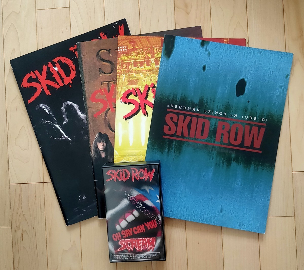 SKID ROW. day concert pamphlet skid low video Oh Say Can You Scream Videose bus tea n* back lock 