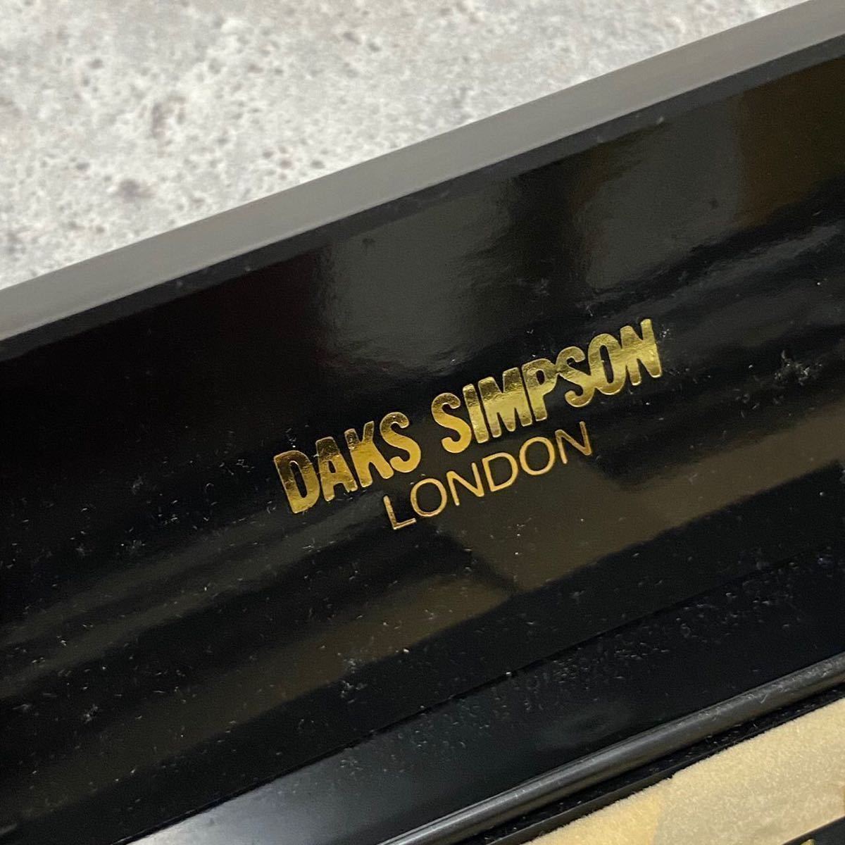 【18-432】2本セット ケース付き DAKS SIMPSON LONDON ダックス シンプソン ロンドン シャーペン ボールペン シルバー 銀 良品 匿名配送_画像8
