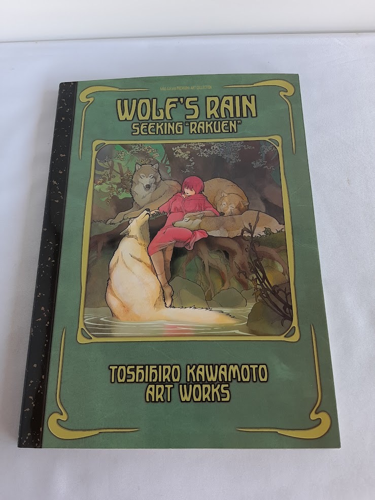 ★送料込【WOLF'S RAIN 川元利浩画集 SEEKING“RAKUEN"】ウルフズレインシーキング楽園★【マッグガーデン】の画像1