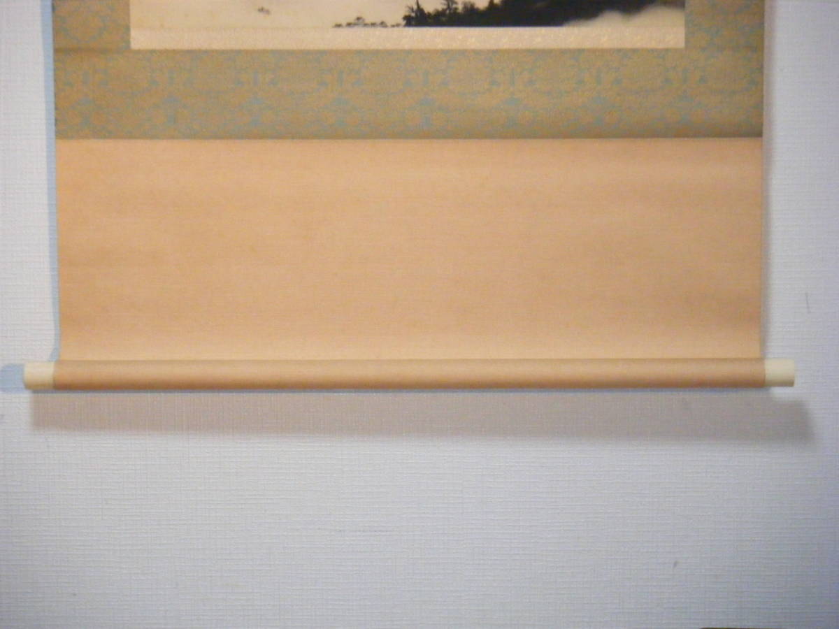 【複製】掛軸 横山大観 工芸画 山水図 近代日本画壇巨匠 箱入 J113の画像5