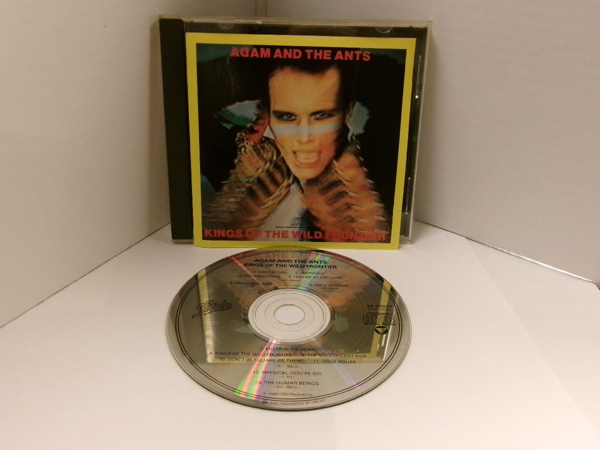 ▲CD ADAM & THE ANTS アダム&ジ・アンツ/ KINGS OF THE WILD FRONTIER 輸入盤 EPIC EK37033◇r50805_画像1