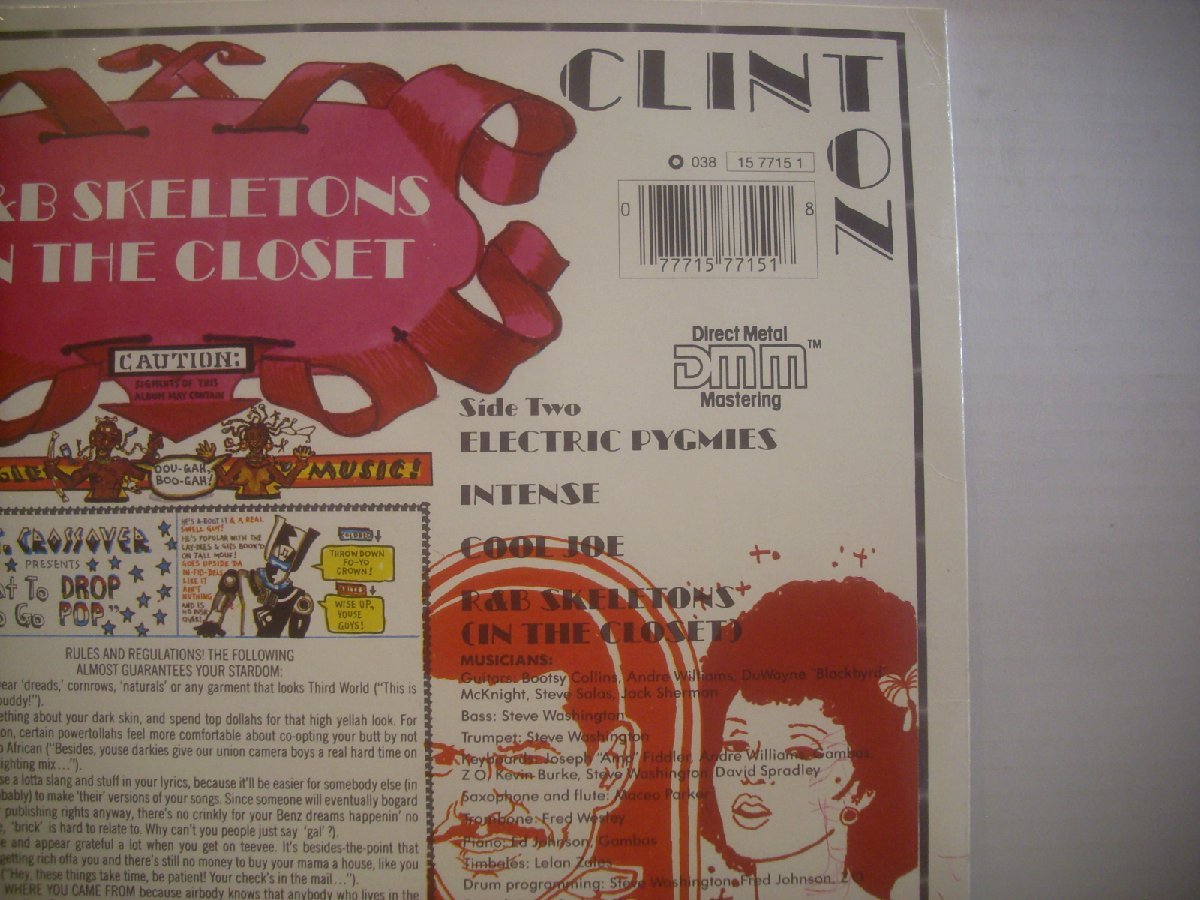 ● 輸入USA盤 LP GEORGE CLINTON / R&B SKELETONS (IN THE CLOSET) ジョージ・クリントン 1986年 CAPITOL 1577151 ◇r50811_画像4