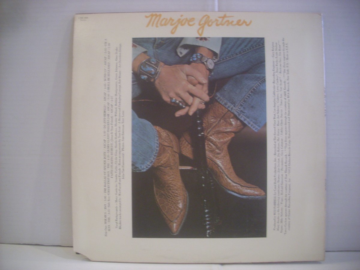 ● 輸入USA盤 LP MARJOE GORTNER / BAD BUT NOW EVILマージョー・ゴートナー I SHALL BE RELEASED 1972年 CHELSEA CHE-1005 ◇r50814の画像2