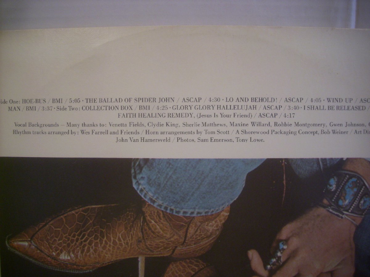 ● 輸入USA盤 LP MARJOE GORTNER / BAD BUT NOW EVILマージョー・ゴートナー I SHALL BE RELEASED 1972年 CHELSEA CHE-1005 ◇r50814の画像3