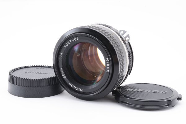 新品本物】 Ai Nikon ニコン ☆美品☆ NIKKOR #12424MTT F1.4 50mm