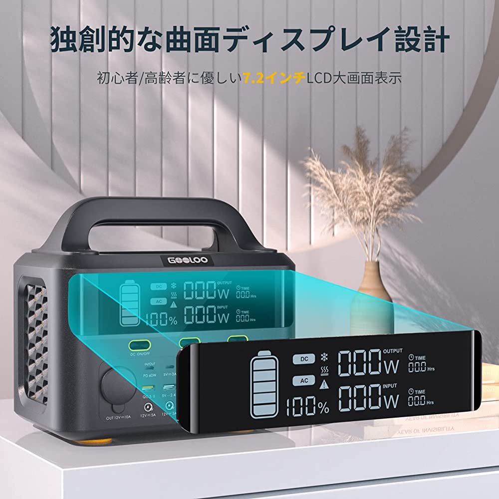 ポータブル電源 大容量 299Wh/83200mAh ポータブルバッテリー AC300W