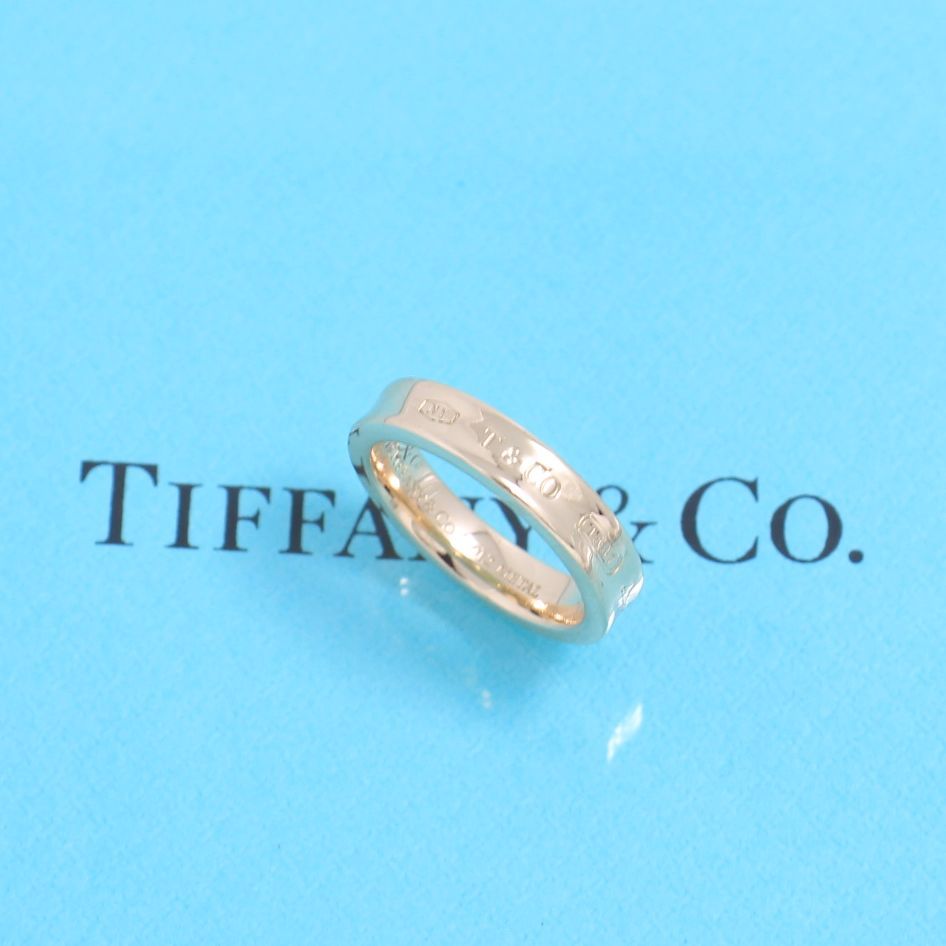 初売り】 ティファニー TIFFANY 8号 1837ナローリング ルベドメタル