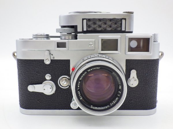 Leica ライカ M3 前期 85万番台 ボディ / Ernst Leitz GmbsH Wetzlar summicron 5cm f2 レンズ 130万番台 / Leica-METER MC 露出計 /カメラ_画像2