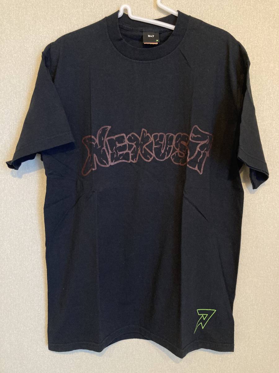 NEXUSⅦ TMNT PARODY LOGO PRINT T-SHIRT L USED NEXUS7 タートルズ パロディ ロゴ プリント Tシャツ ネクサス7 TURTLES