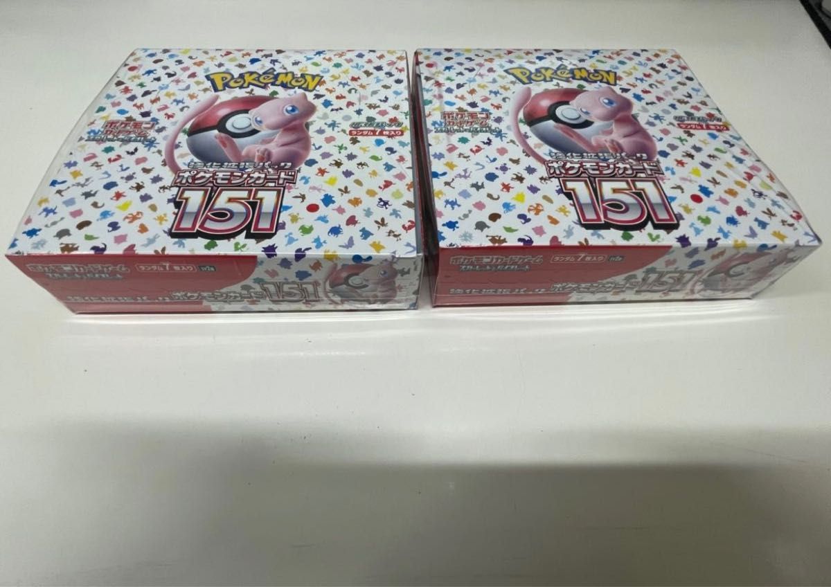 ポケモンカード151 シュリンク付き2BOXセット｜PayPayフリマ