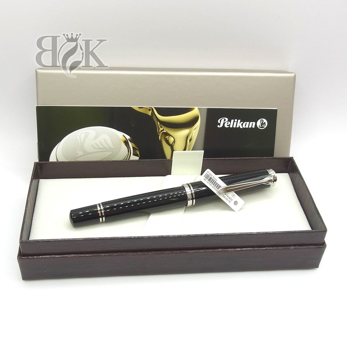 Pelican M805 Black Sooberen Fountain Pen неиспользованный пункт F ● ●