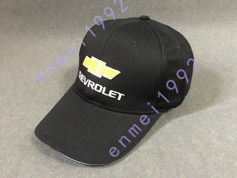  Chevrolet CHEVROLET для * спорт хлопок tsu il шляпа автомобиль вышивка Logo имеется свободный размер черный CAP бейсболка настройка возможность новый товар не использовался 
