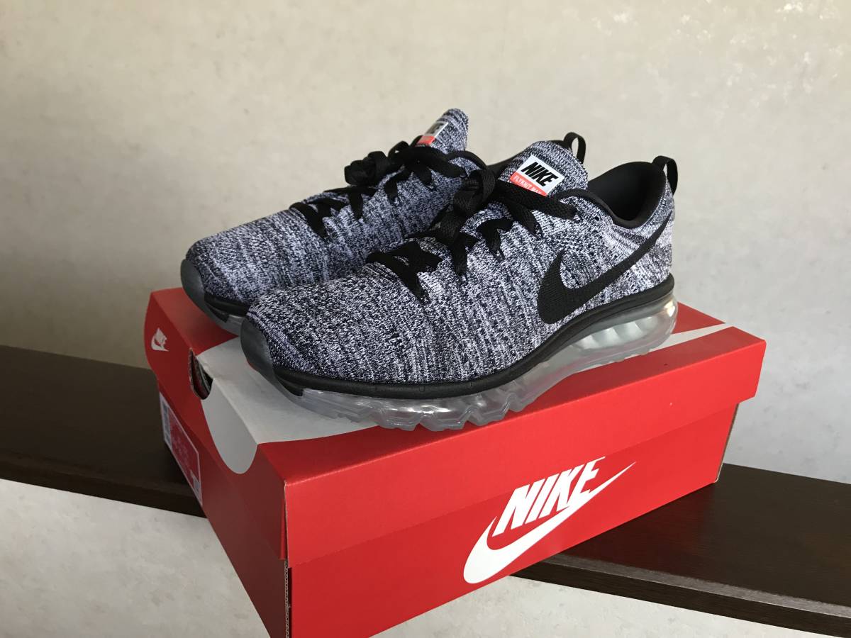 FLYKNIT AIR MAX OREO 620469-105 ホワイト/ブラック 27 Ocm US9 0