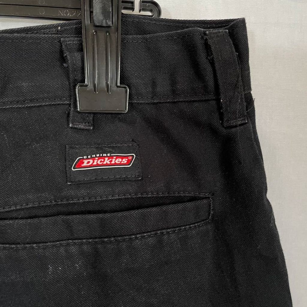 genuine dickies ハーフパンツ ヴィンテージ 古着 34サイズ ブラック ショートパンツ IDEALジップの画像4