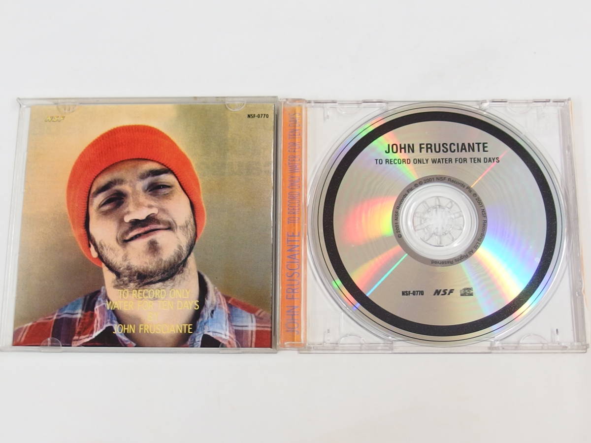 CD / JOHN FRUSCIANTE / TO RECORD ONLY WATER FOR TEN DAYS / RED HOT CHILI PEPPERS / 『M17』 / 中古_画像4