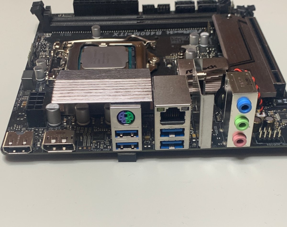 【中古】ASRock B460M-ITX Celeron G5900 その付属品無し / LGA1200 Mini-ITX BTOタイプPC由来_画像4