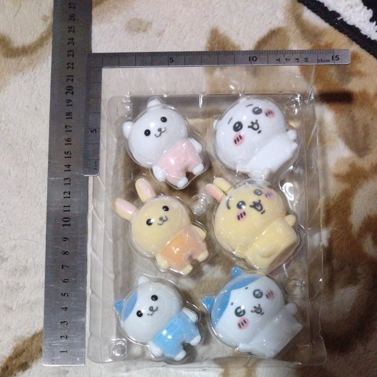 ちいかわ フロッキーフィギュア 6体セット 中身未開封 ハチワレ ちいかわ フロッキーフィギュア 6体セット 中身未開封 ハチワレ