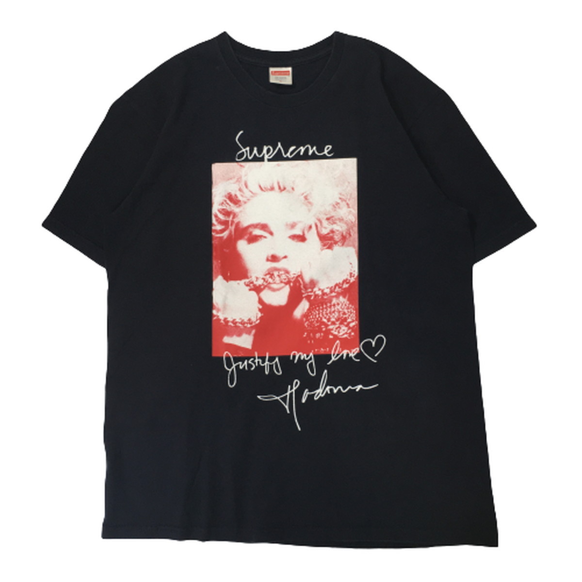 Supreme シュプリーム Tシャツ Madonna Tee 18AW マドンナ ネイビー NAVY 紺 半袖 M