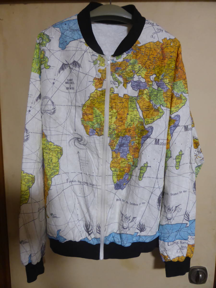 代引き人気 DR.WOO×セントマイケル 世界地図 ペーパージャケット