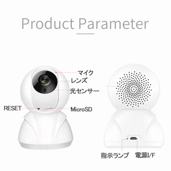 200萬畫素 防犯カメラ ワイヤレス 監(jiān)視カメラ 自動追尾 sdカード 暗視 IP WEBカメラ ベビーモニター 屋內 Yoosee gwg1s 國內発送◆